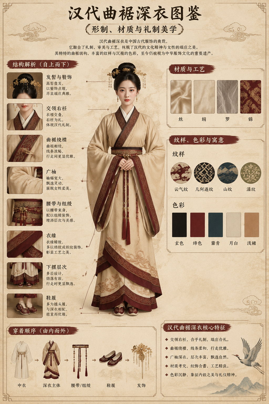 Cultural Garment Infographic - 墨图 AI 生成