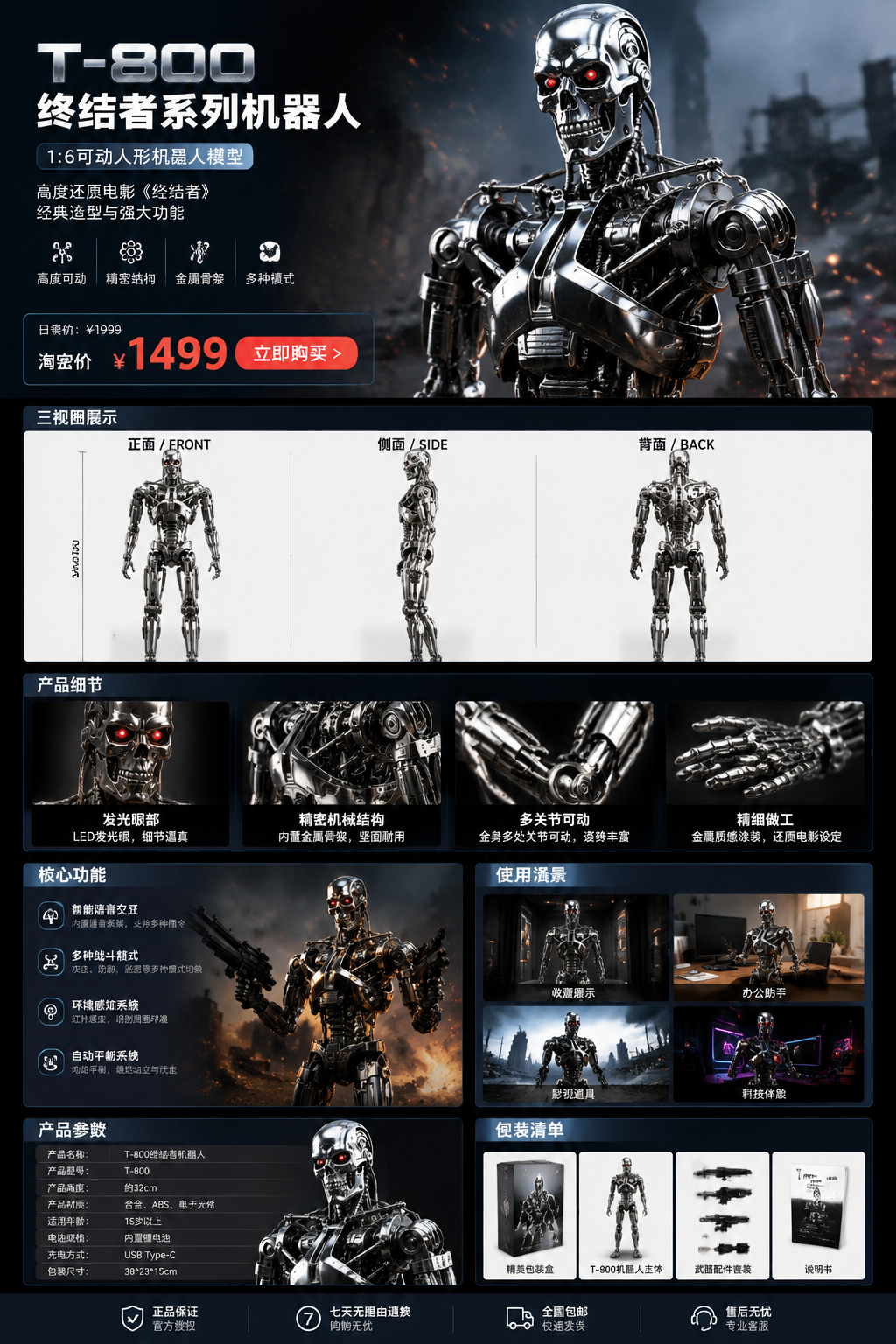 E-commerce Product Page Generator - 墨图 AI 生成