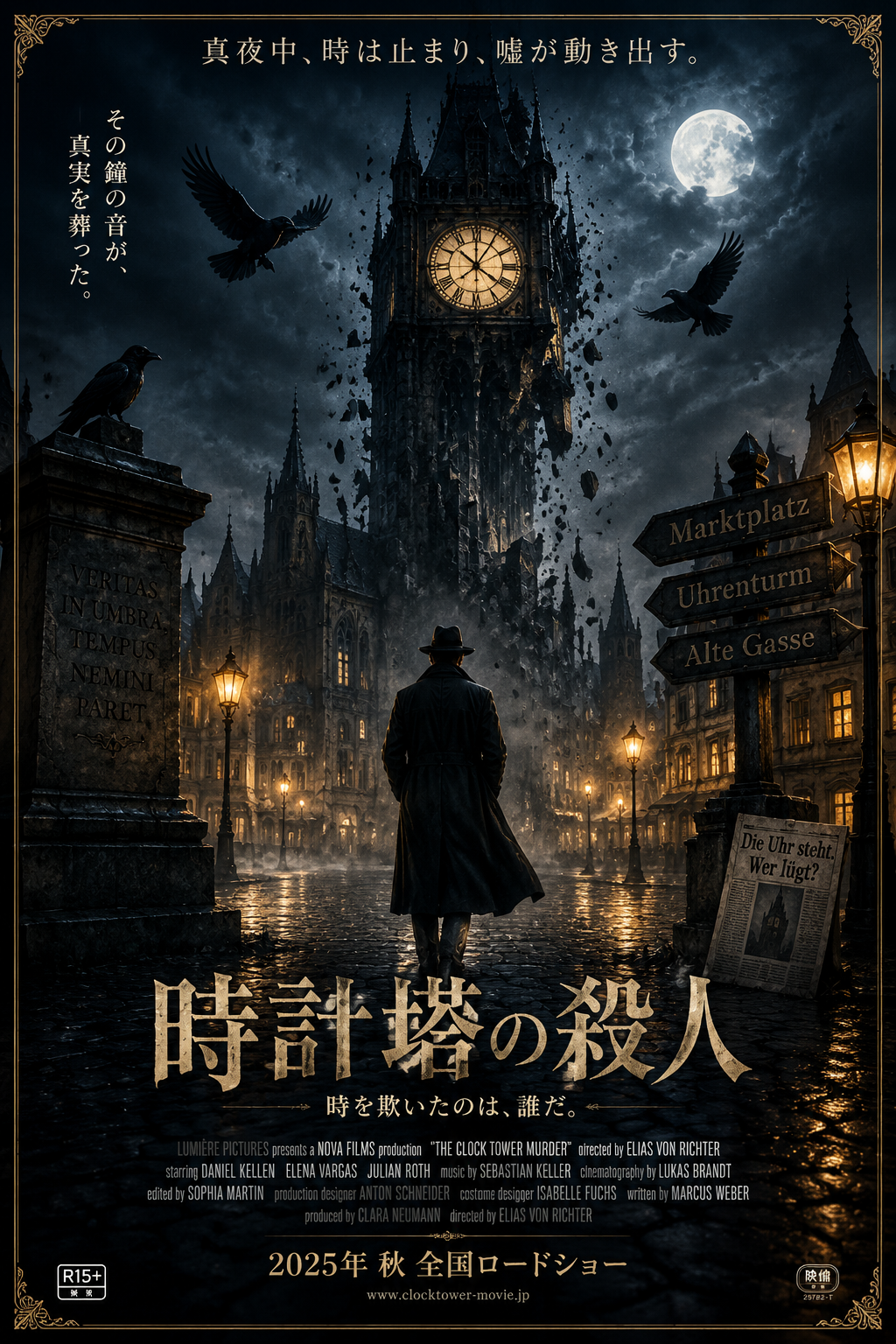 Gothic Mystery Movie Poster - 墨图 AI 生成