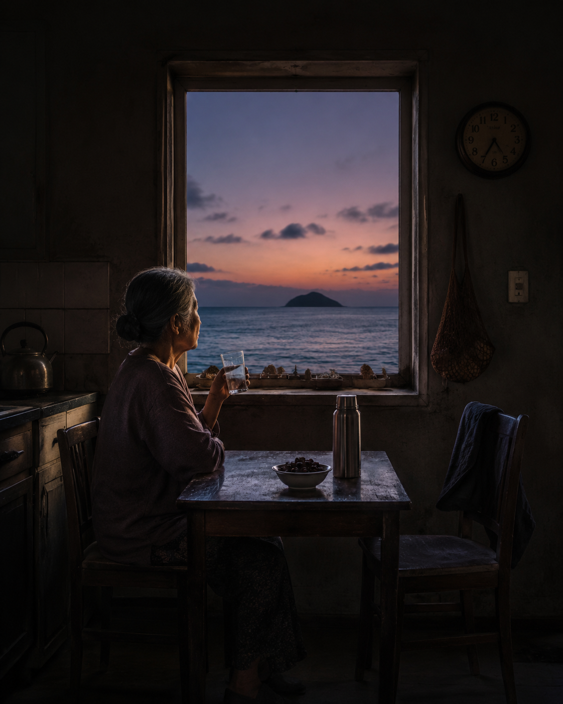Contemplative Window View Portrait - 墨图 AI 生成