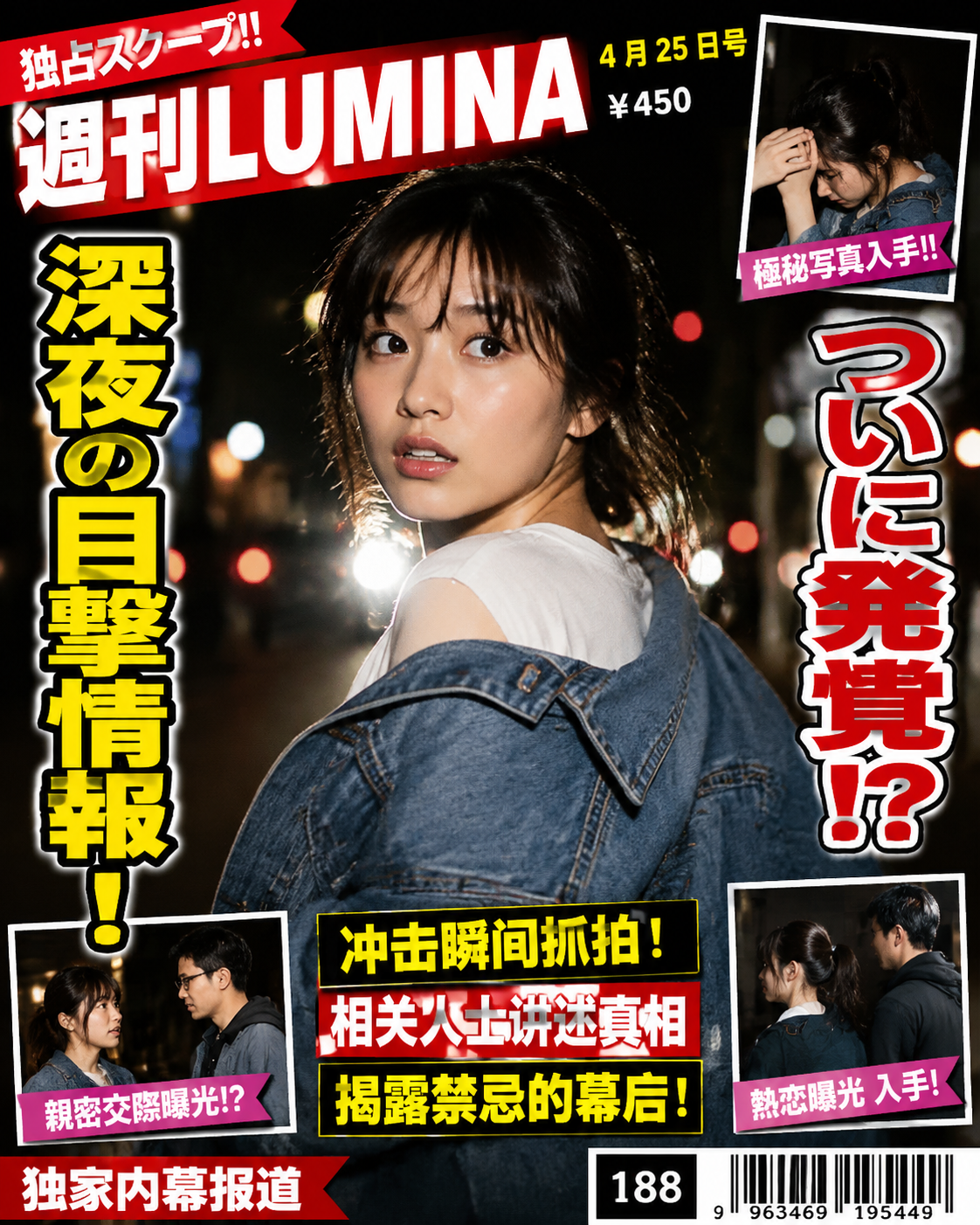 日本小报杂志封面 - 墨图 AI 生成