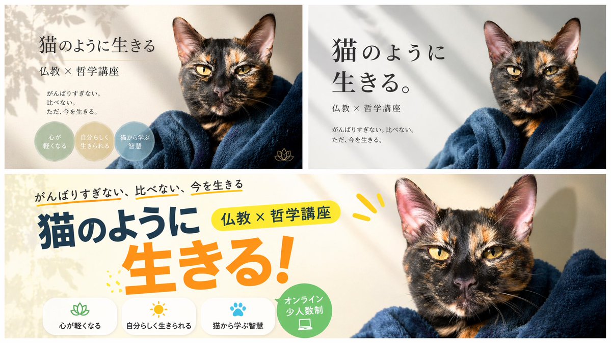 横幅设计变体布局 - AI 生成效果图