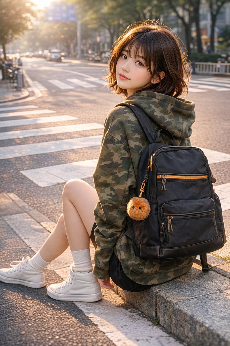 Urban Street Style Character Study - AI 生成效果图
