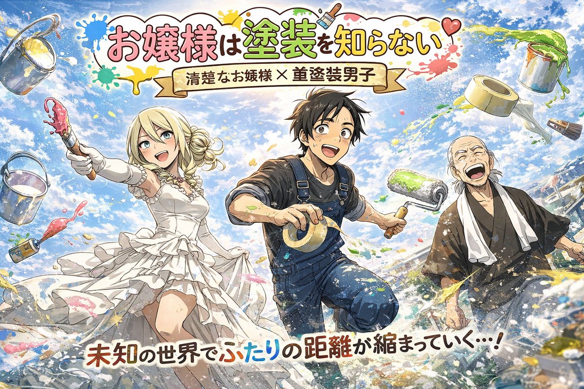 Anime Light Novel Cover with Painters - AI 生成效果图