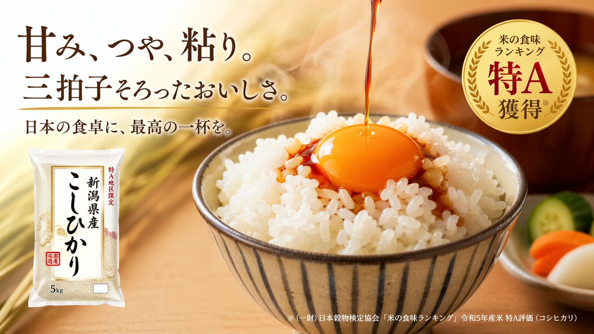 Japanese Rice Advertisement Banner - AI 生成效果图