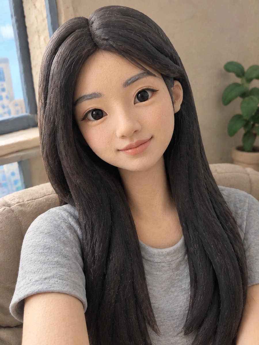 照片变卡通 · 黏土定格动画(头像 / 短视频封面) - AI 生成效果图
