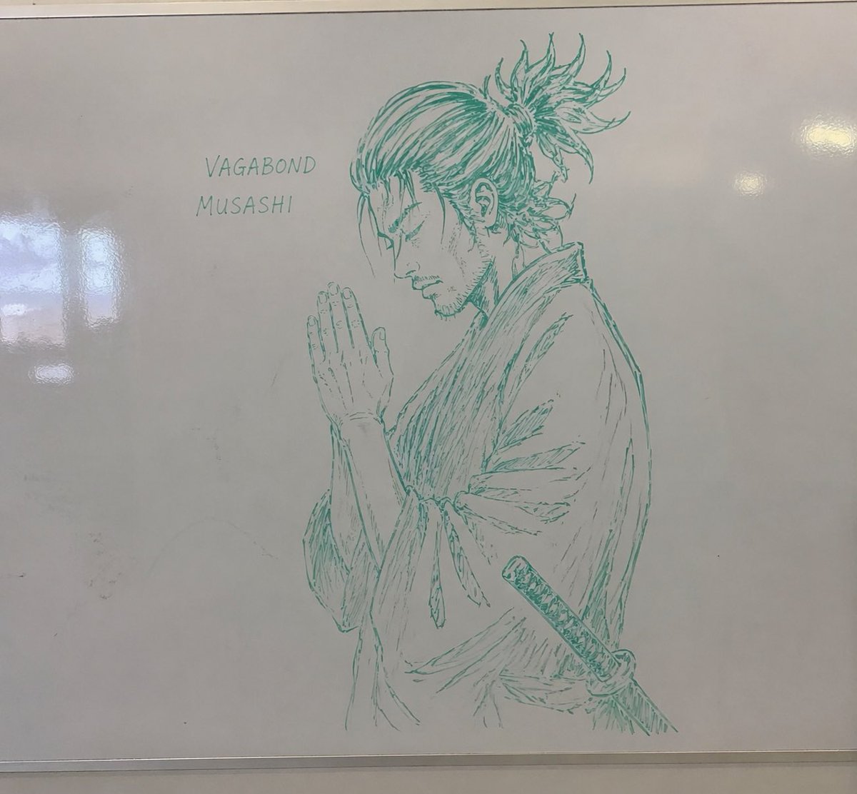 Whiteboard Marker Anime Sketch - AI 生成效果图