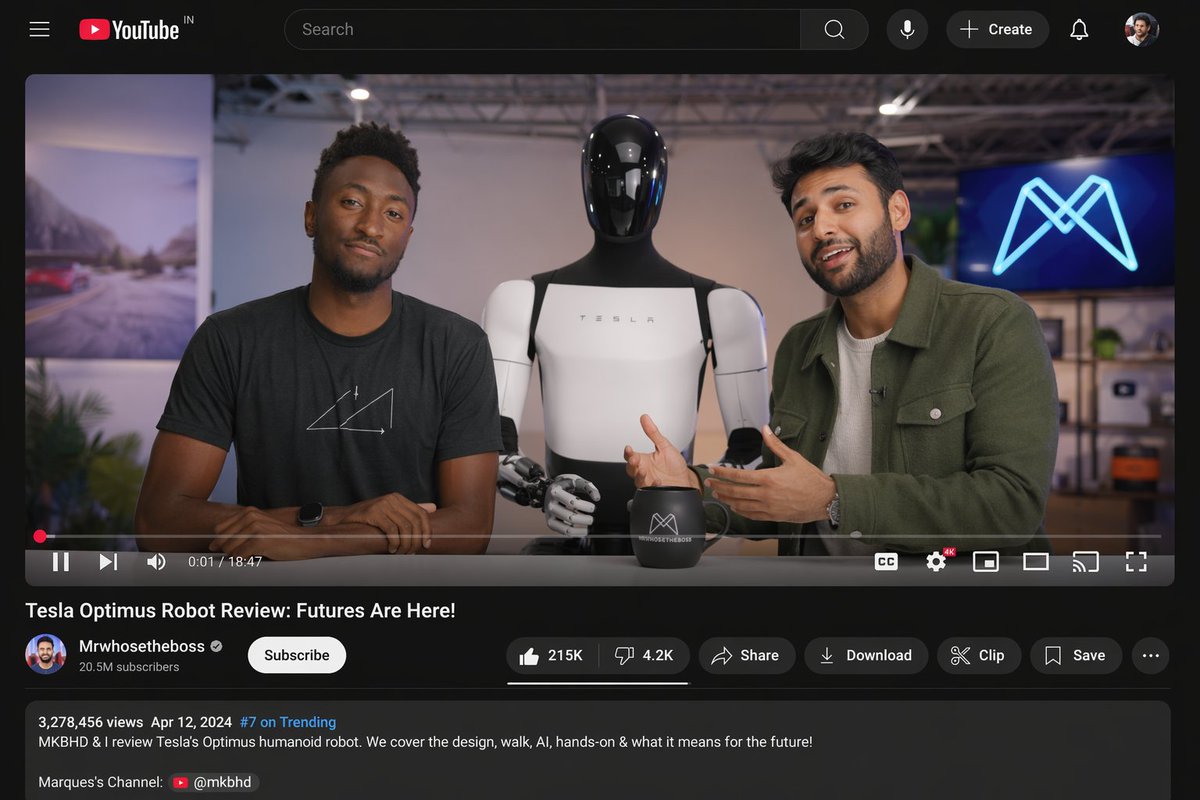 YouTube 视频界面模型 - AI 生成效果图