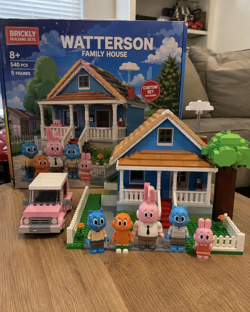 Custom Building Block Set Photography - AI 生成效果图