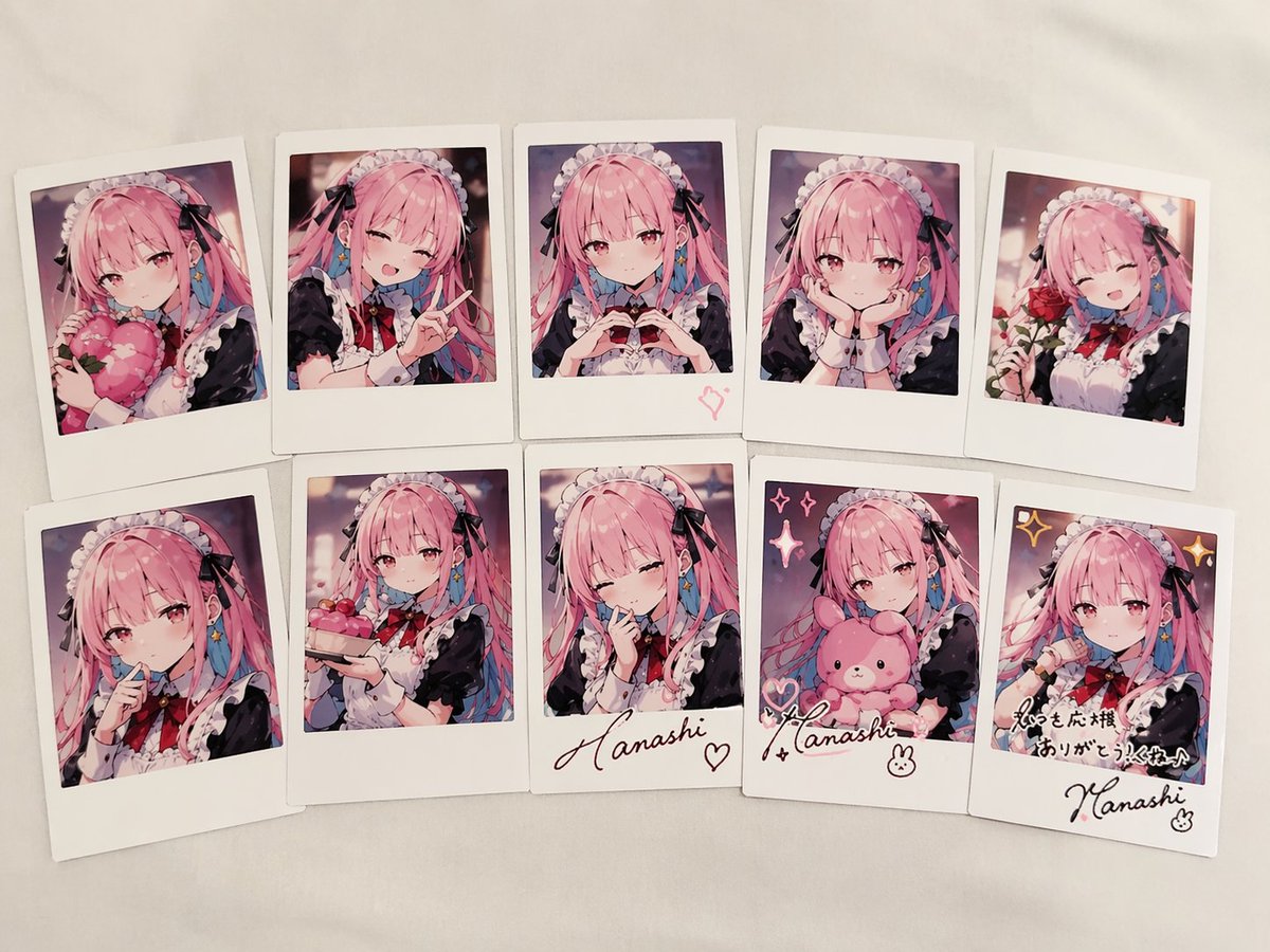 Idol Maid Polaroid Collection - AI 生成效果图