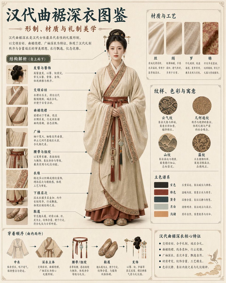 Cultural Garment Infographic - AI 生成效果图