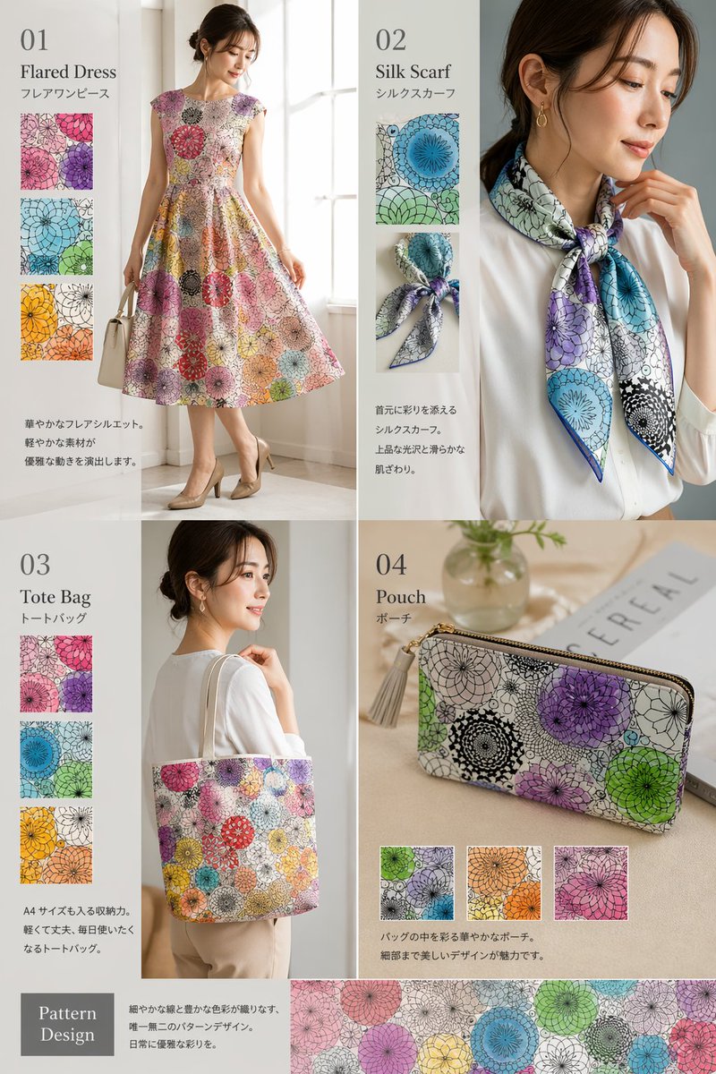 Fashion Collection Catalog Layout - AI 生成效果图