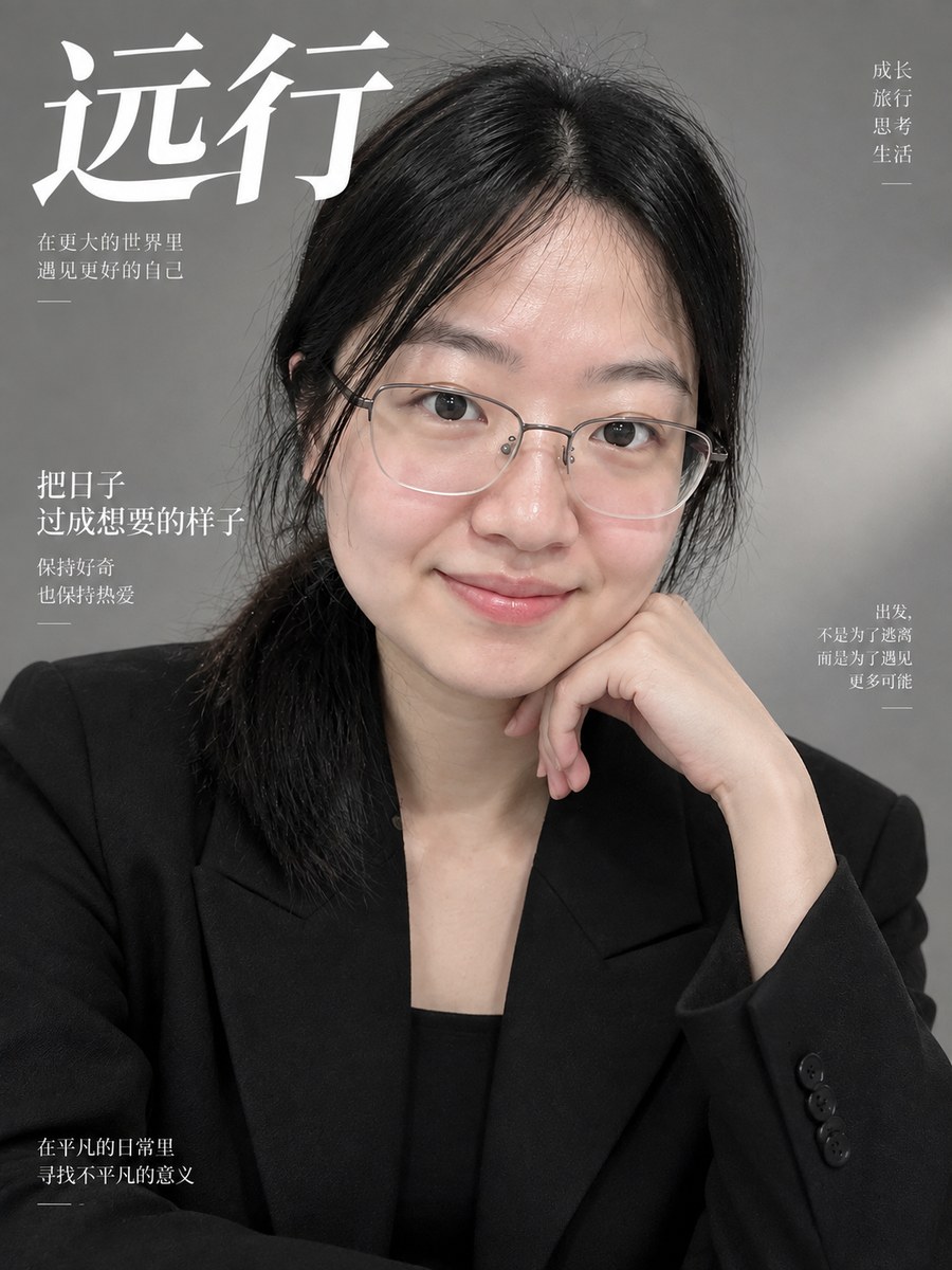专业摄影 · 杂志封面 - AI 生成效果图