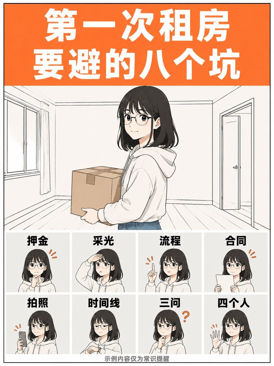 知识漫画 · 合集封面页(带目录) - AI 生成效果图