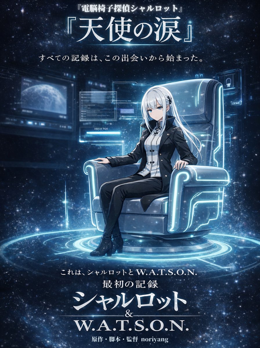 Sci-Fi Anime Detective Poster - AI 生成效果图