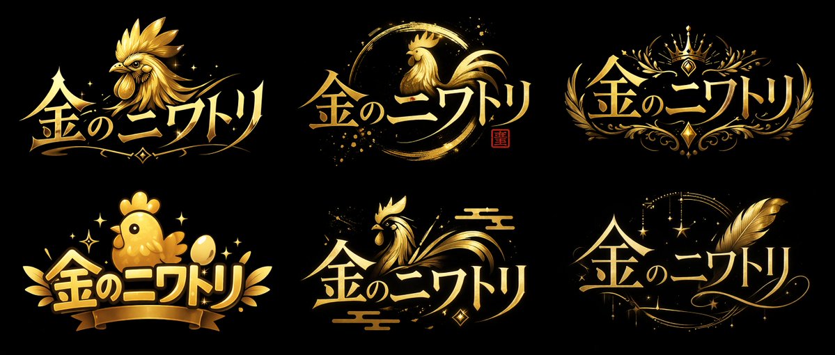 VTuber Logo 概念网格 - AI 生成效果图