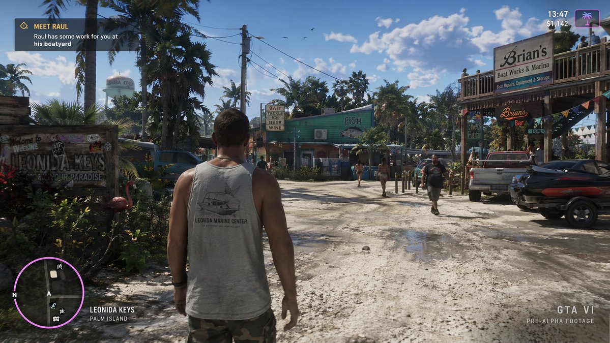 Open-World Game Screenshot Mockup - AI 生成效果图