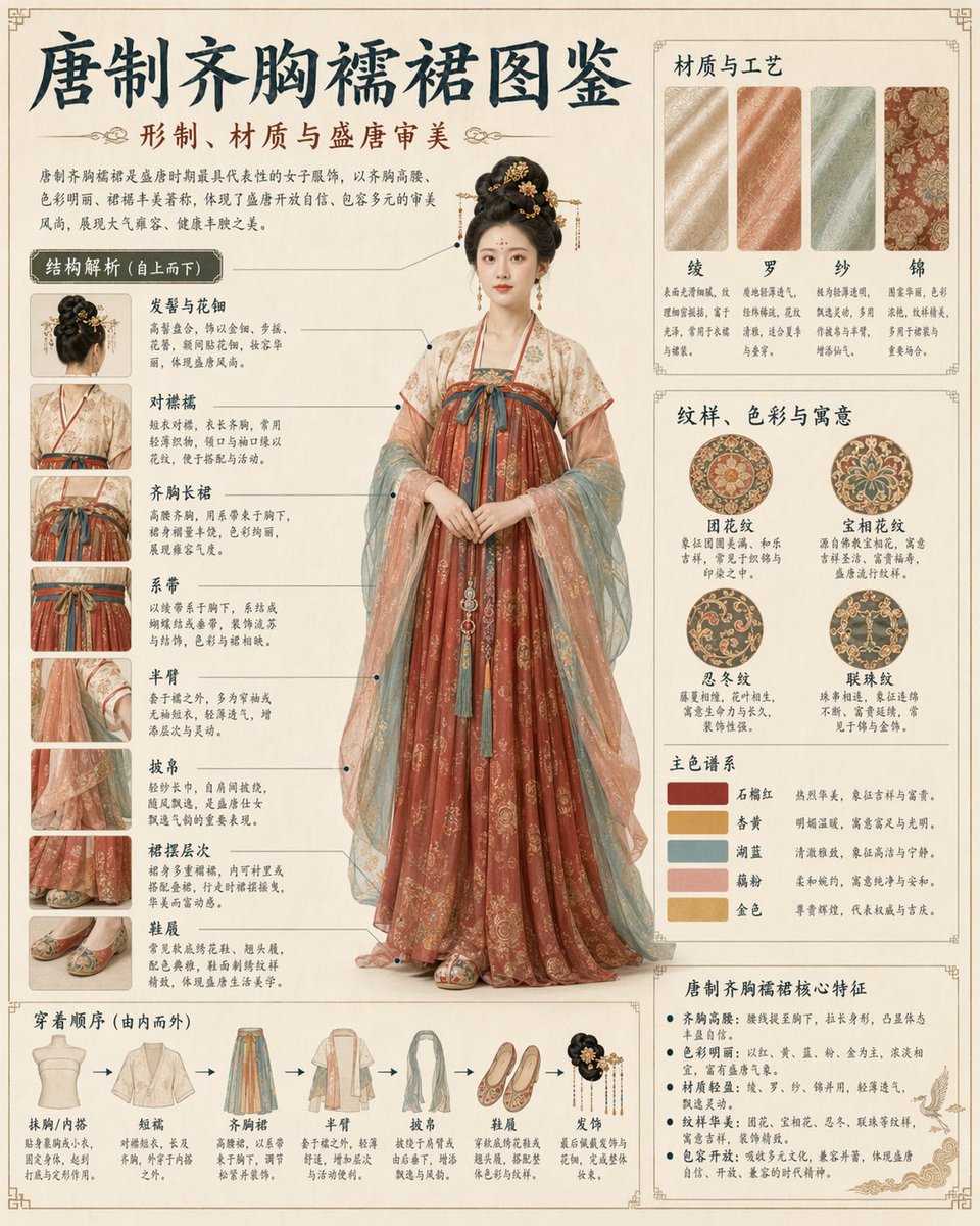 Traditional Garment Infographic - AI 生成效果图