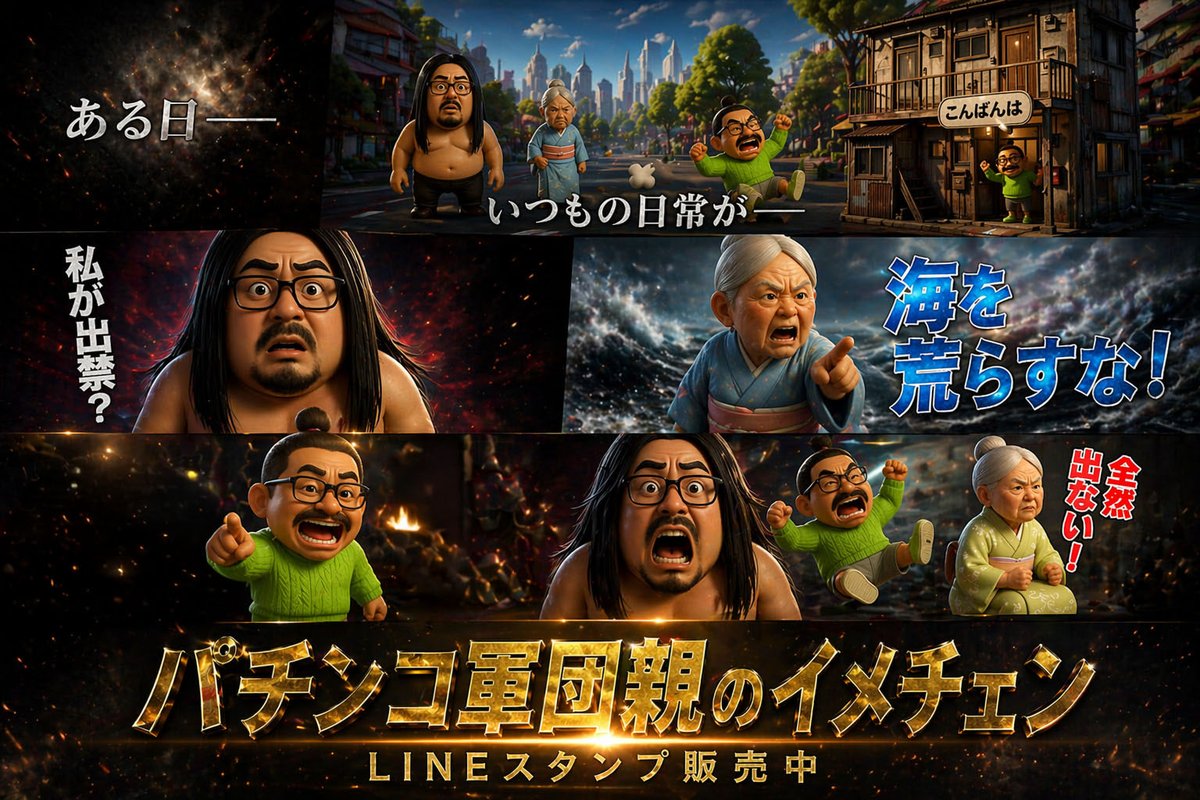3D Cinematic Multi-Panel Promo Poster - AI 生成效果图