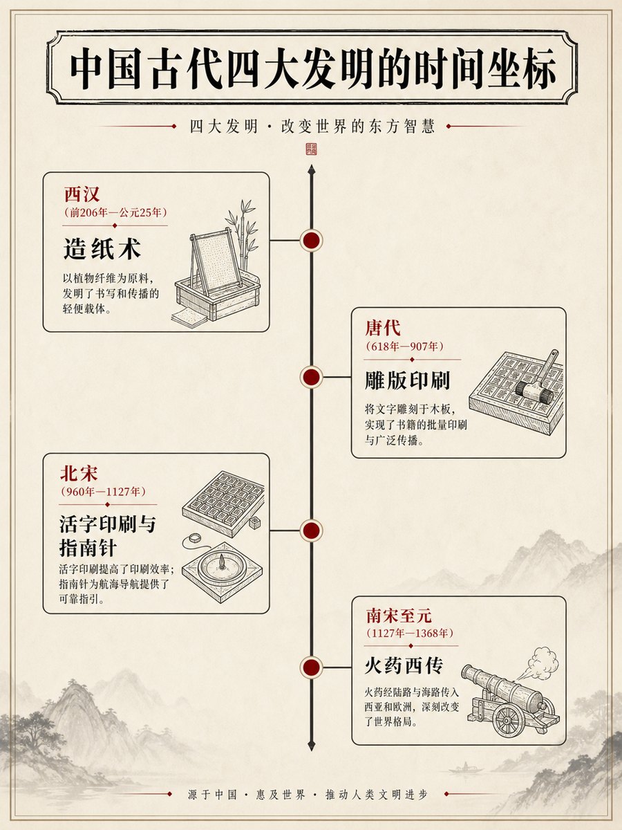 竖向时间轴年表展板