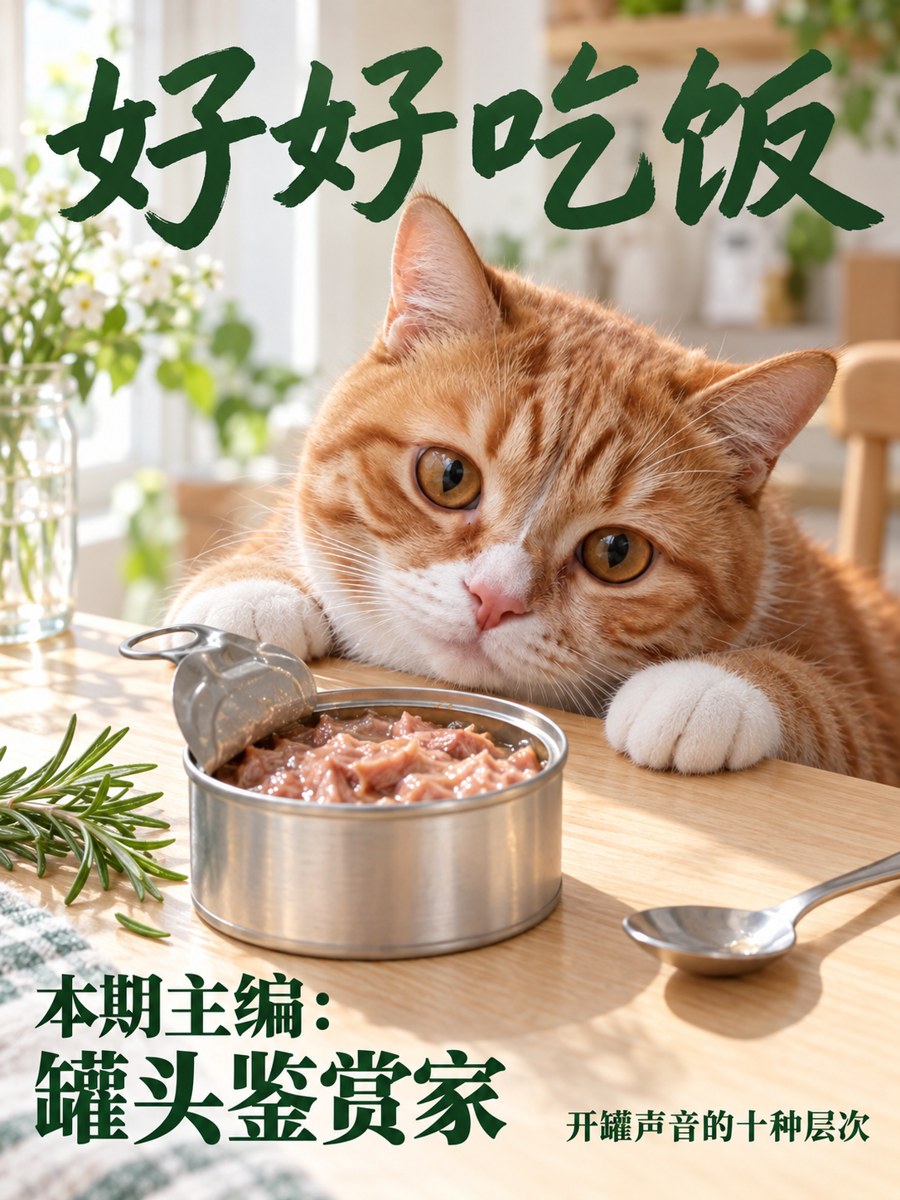 宠物封面 · 美食杂志 - AI 生成效果图