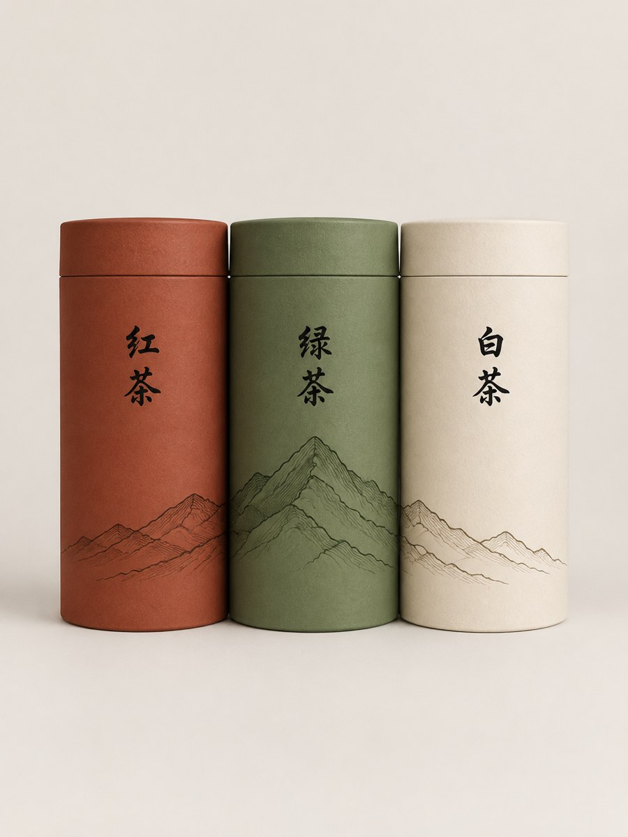 茶叶包装 · 主视觉 - AI 生成效果图