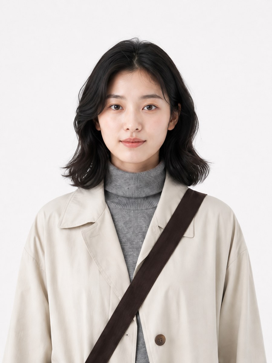 角色设定图|半身标准照(BUST) - AI 生成效果图