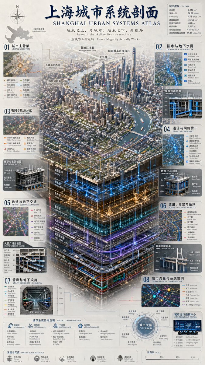 3D Urban Systems Atlas Infographic - AI 生成效果图